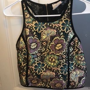 Bright colored crop top!